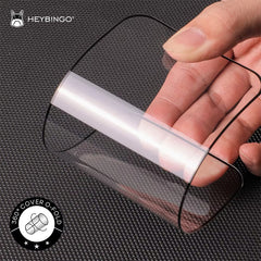 Privacy protection film for iPhone 14 PRO, HEYBINGO, 9H transparent antistatic tempered glass, with application kit, scratch resistant, does not leave fingerprints