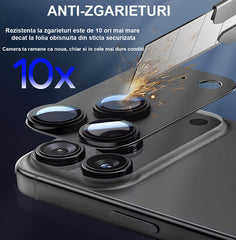 Privacy protection film for iPhone 14 PRO, HEYBINGO, 9H transparent antistatic tempered glass, with application kit, scratch resistant, does not leave fingerprints