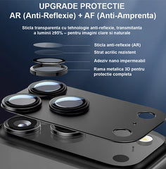 Privacy protection film for iPhone 14 PRO, HEYBINGO, 9H transparent antistatic tempered glass, with application kit, scratch resistant, does not leave fingerprints