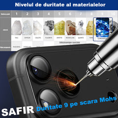 Privacy protection film for iPhone 14 PRO, HEYBINGO, 9H transparent antistatic tempered glass, with application kit, scratch resistant, does not leave fingerprints