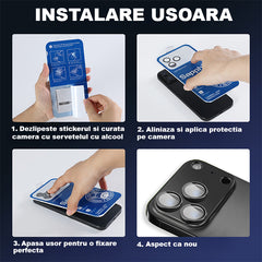Privacy protection film for iPhone 14 PRO, HEYBINGO, 9H transparent antistatic tempered glass, with application kit, scratch resistant, does not leave fingerprints