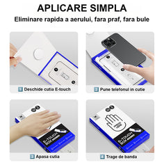 Privacy protection film for iPhone 14 PRO, HEYBINGO, 9H transparent antistatic tempered glass, with application kit, scratch resistant, does not leave fingerprints