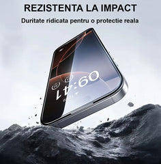 Privacy protection film for iPhone 14 PRO, HEYBINGO, 9H transparent antistatic tempered glass, with application kit, scratch resistant, does not leave fingerprints