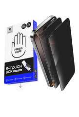 Privacy protection film for iPhone 14 PRO, HEYBINGO, 9H transparent antistatic tempered glass, with application kit, scratch resistant, does not leave fingerprints