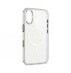 Husa iPhone 16 Clear, HEYBINGO® X-MAN, transparenta slim, anti-soc, MagSafe, Buton Capacitiv pentru Camera Control