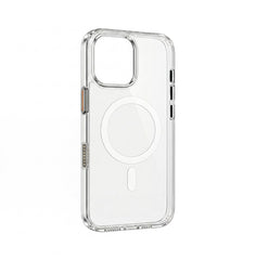 Husa iPhone 16 PRO Clear, HEYBINGO® X-MAN, transparenta slim, anti-soc, MagSafe, Buton Capacitiv pentru Camera Control