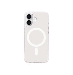 Husa iPhone 17 Alb, HEYBINGO®, design slim, MagSafe, Anti-Soc, Anti Zgarieturi, Clear Fusion Mag Cover