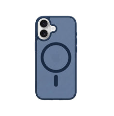 Husa iPhone 17 Albastra, HEYBINGO® X-Man, design slim, MagSafe, Anti-Soc, Anti Zgarieturi