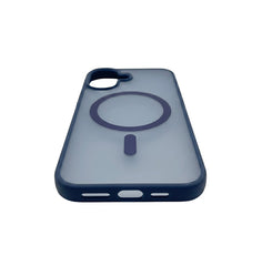 Husa iPhone 17 Albastra, HEYBINGO® X-Man, design slim, MagSafe, Anti-Soc, Anti Zgarieturi