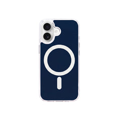 Husa iPhone 17 Albastra, HEYBINGO®, design slim, MagSafe, Anti-Soc, Anti Zgarieturi, Clear Fusion Mag Cover