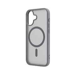 Husa iPhone 17 Gri, HEYBINGO® X-Man, design slim, MagSafe, Anti-Soc, Anti Zgarieturi
