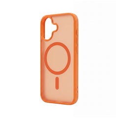 Husa iPhone 17 Portocaliu, HEYBINGO® X-Man, design slim, MagSafe, Anti-Soc, Anti Zgarieturi