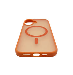 Husa iPhone 17 Portocaliu, HEYBINGO® X-Man, design slim, MagSafe, Anti-Soc, Anti Zgarieturi