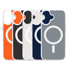 Husa iPhone 17 Negru, HEYBINGO®, design slim, MagSafe, Anti-Soc, Anti Zgarieturi, Clear Fusion Mag Cover