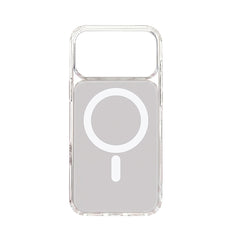Husa iPhone 17 PRO Alb, HEYBINGO®, design slim, MagSafe, Anti-Soc, Anti Zgarieturi, Clear Fusion Mag Cover
