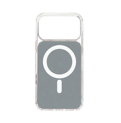 Husa iPhone 17 PRO Gri, HEYBINGO®, design slim, MagSafe, Anti-Soc, Anti Zgarieturi, Clear Fusion Mag Cover