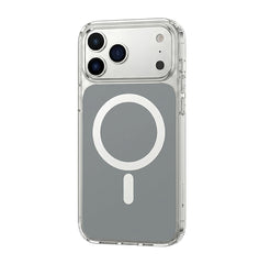 Husa iPhone 17 PRO Gri, HEYBINGO®, design slim, MagSafe, Anti-Soc, Anti Zgarieturi, Clear Fusion Mag Cover