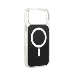 Husa iPhone 17 PRO Negru, HEYBINGO®, design slim, MagSafe, Anti-Soc, Anti Zgarieturi, Clear Fusion Mag Cover