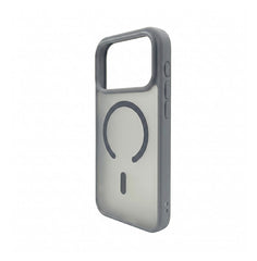 Husa iPhone 17 PRO Gri, HEYBINGO® X-Man, design slim, MagSafe, Anti-Soc, Anti Zgarieturi