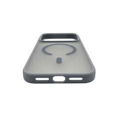 Husa iPhone 17 PRO Gri, HEYBINGO® X-Man, design slim, MagSafe, Anti-Soc, Anti Zgarieturi