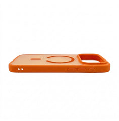 Husa iPhone 17 PRO Portocaliu, HEYBINGO® X-Man, design slim, MagSafe, Anti-Soc, Anti Zgarieturi