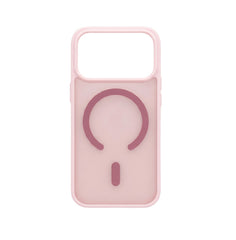 Husa iPhone 17 PRO Roz, HEYBINGO® X-Man, design slim, MagSafe, Anti-Soc, Anti Zgarieturi
