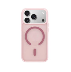 Husa iPhone 17 PRO Roz, HEYBINGO® X-Man, design slim, MagSafe, Anti-Soc, Anti Zgarieturi