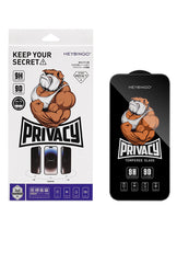 Folie Telefon Privacy iPhone 16 PLUS HEYBINGO, din Sticla Securizata Duritate 9H