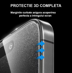 Folie Protectie iPhone 16 PRO HEYBINGO AG, din Sticla Securizata Anti-Reflexie, Rezistenta la Zgarieturi