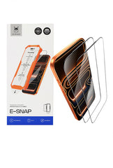 2 X Folie Protectie HD Compatibila cu iPhone 15 Plus, HEYBINGO, E-SNAP, din Sticla Securizata Duritate 9H, Cu Kit de Aplicare Instanta si Functie Automata de Indepartare a Prafului, Rezistenta la zgarieturi, Protectie Ecran Premium