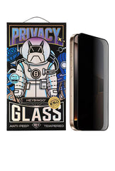 Privacy protection film for iPhone 14 PRO, HEYBINGO, 9H transparent antistatic tempered glass, with application kit, scratch resistant, does not leave fingerprints 
