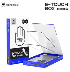 Privacy protection film for iPhone 14 PRO, HEYBINGO, 9H transparent antistatic tempered glass, with application kit, scratch resistant, does not leave fingerprints 