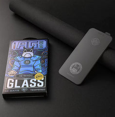 Folie Protectie iPhone 16 PRO HEYBINGO AG, din Sticla Securizata Anti-Reflexie, Rezistenta la Zgarieturi