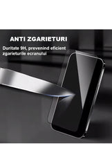 Folie de Sticla iPhone 14 PRO HEYBINGO, 9H RTS HD din Sticla Securizata Antistatica Transparenta, cu Kit Aplicare, Rezistenta la Zgarieturi, Nu Lasa Amprente