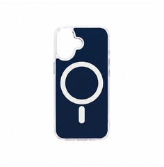 Husa iPhone 17 Albastra, HEYBINGO®, design slim, MagSafe, Anti-Soc, Anti Zgarieturi, Clear Fusion Mag Cover