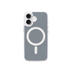 Husa iPhone 17 Gri, HEYBINGO®, design slim, MagSafe, Anti-Soc, Anti Zgarieturi, Clear Fusion Mag Cover