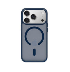 Husa iPhone 17 PRO Albastra, HEYBINGO® X-Man, design slim, MagSafe, Anti-Soc, Anti Zgarieturi