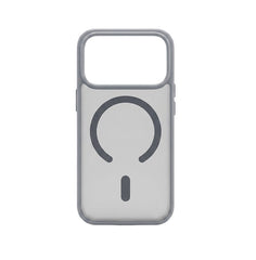Husa iPhone 17 PRO Gri, HEYBINGO® X-Man, design slim, MagSafe, Anti-Soc, Anti Zgarieturi